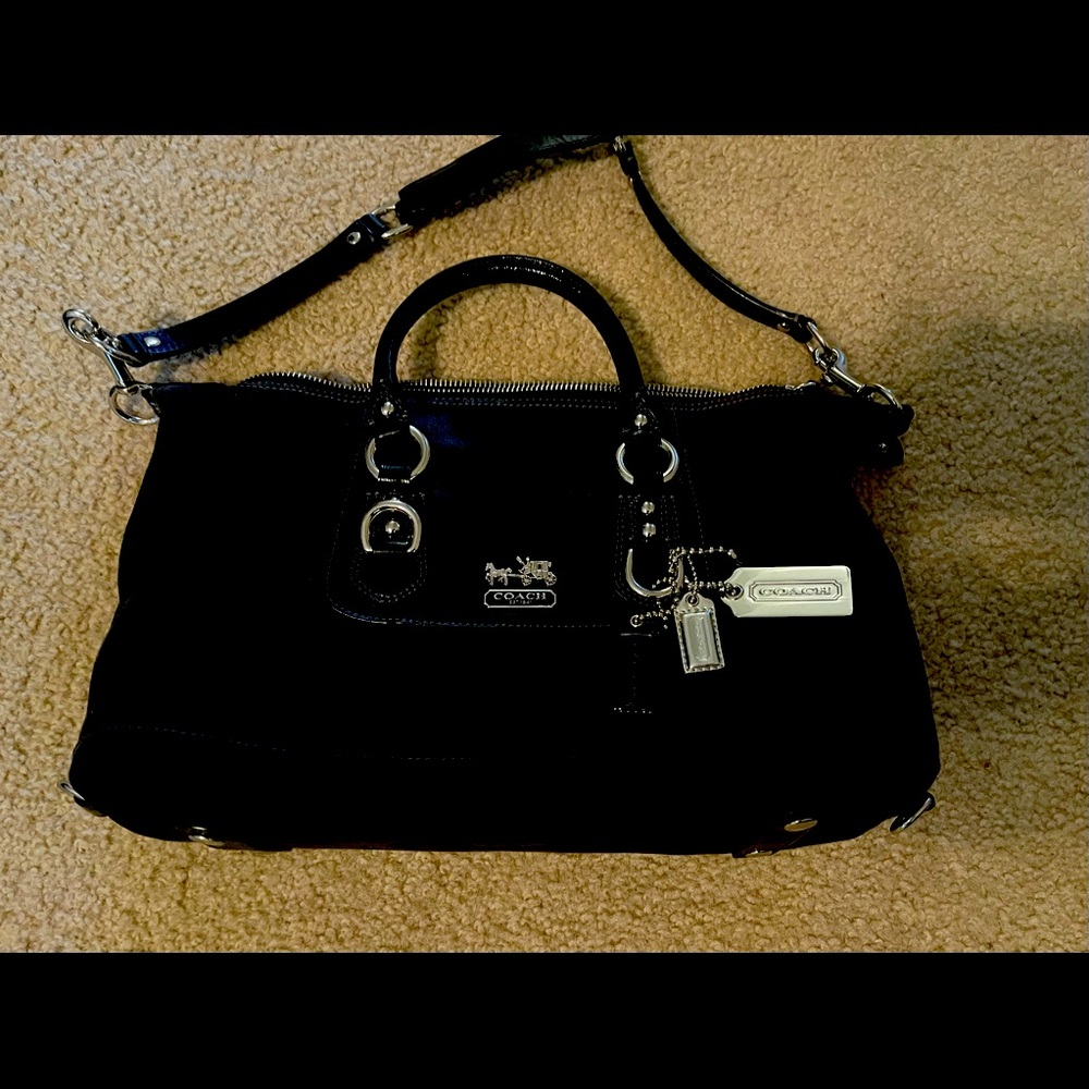 Authentic Black Coach Purse